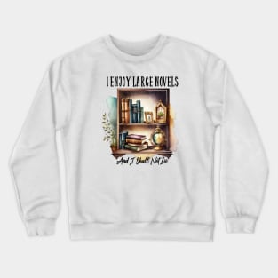 Big Book Lover Crewneck Sweatshirt